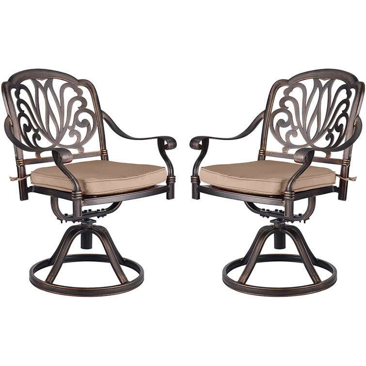 Bloomsbury Market Akshara Patio Dining Armchair with Cushion Wayfair